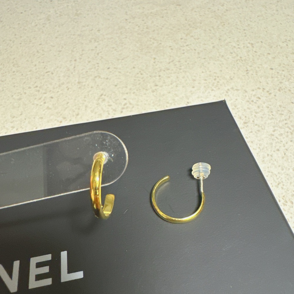 Madewell Gold hoop earrings S926 silver